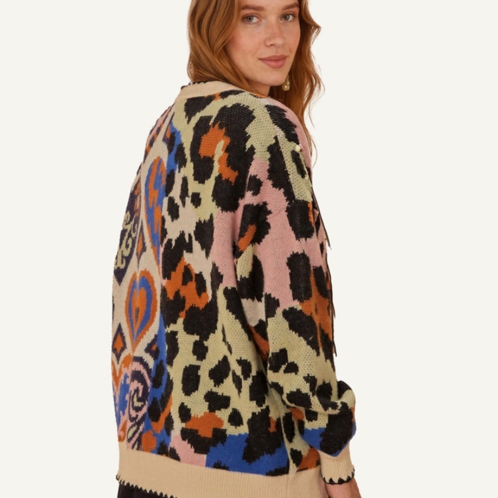 FARM Rio Multicolor Patterned Cardigan - Picture 2 of 2